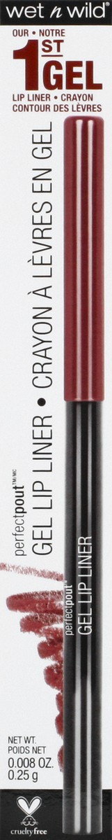 slide 2 of 9, wet n wild Gone Burgundy 652C Gel Lip Liner 0.008 oz, 0.008 oz