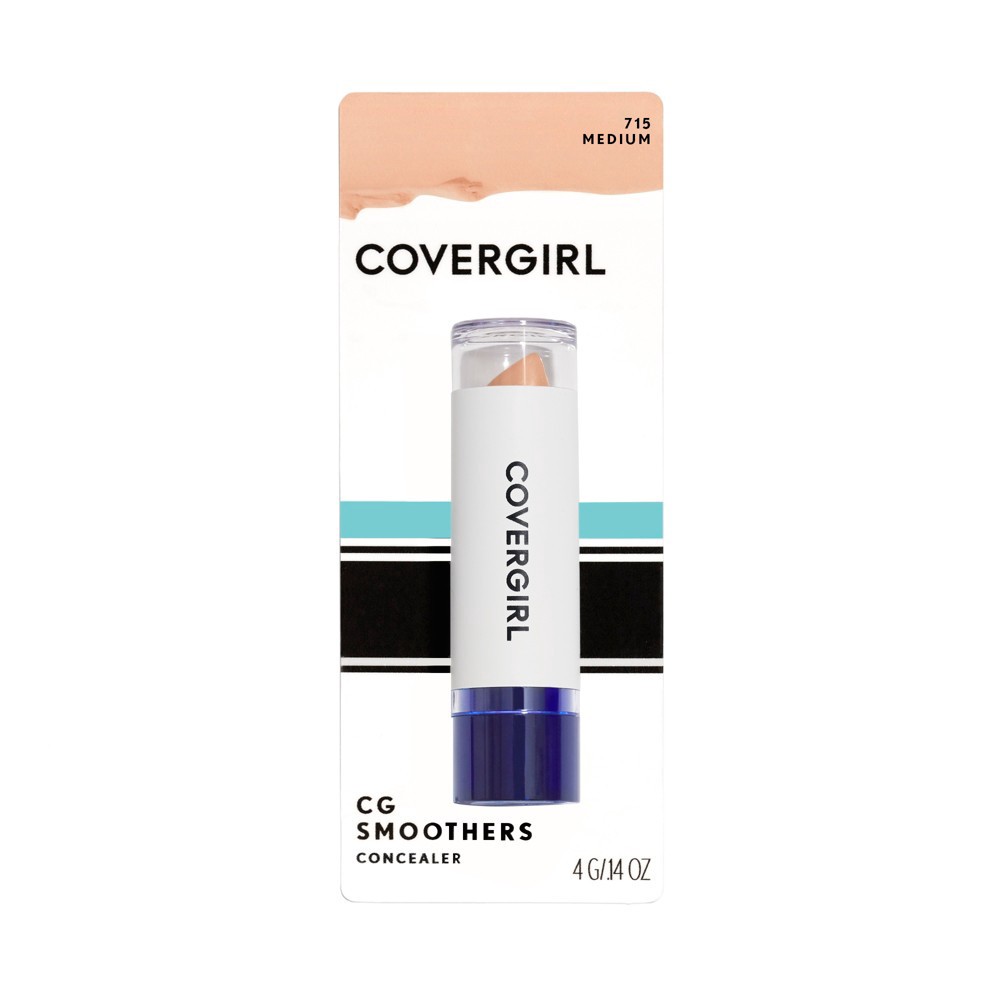 slide 4 of 4, Covergirl Smoothers Moisturizing Concealer, Medium, 0.14 oz