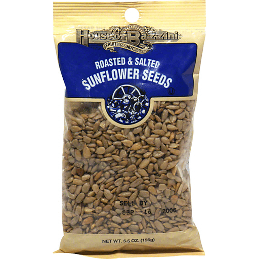 slide 1 of 1, House of Bazzini Roasted & Salted Sunflower Seeds, 5.5 oz