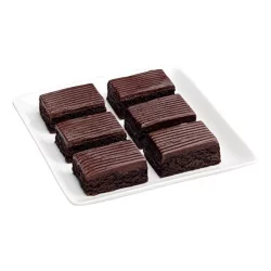 Hy-Vee Fudge Brownies 6 Count