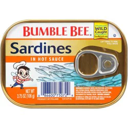 Bumble Bee Wild Caught Sardines in Louisiana Hot Sauce 3.75 oz