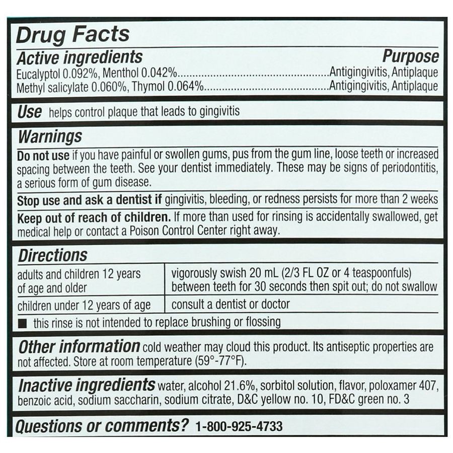 slide 2 of 2, Walgreens Antiseptic Spring Mint Mouth Rinse, 33.8 fl oz