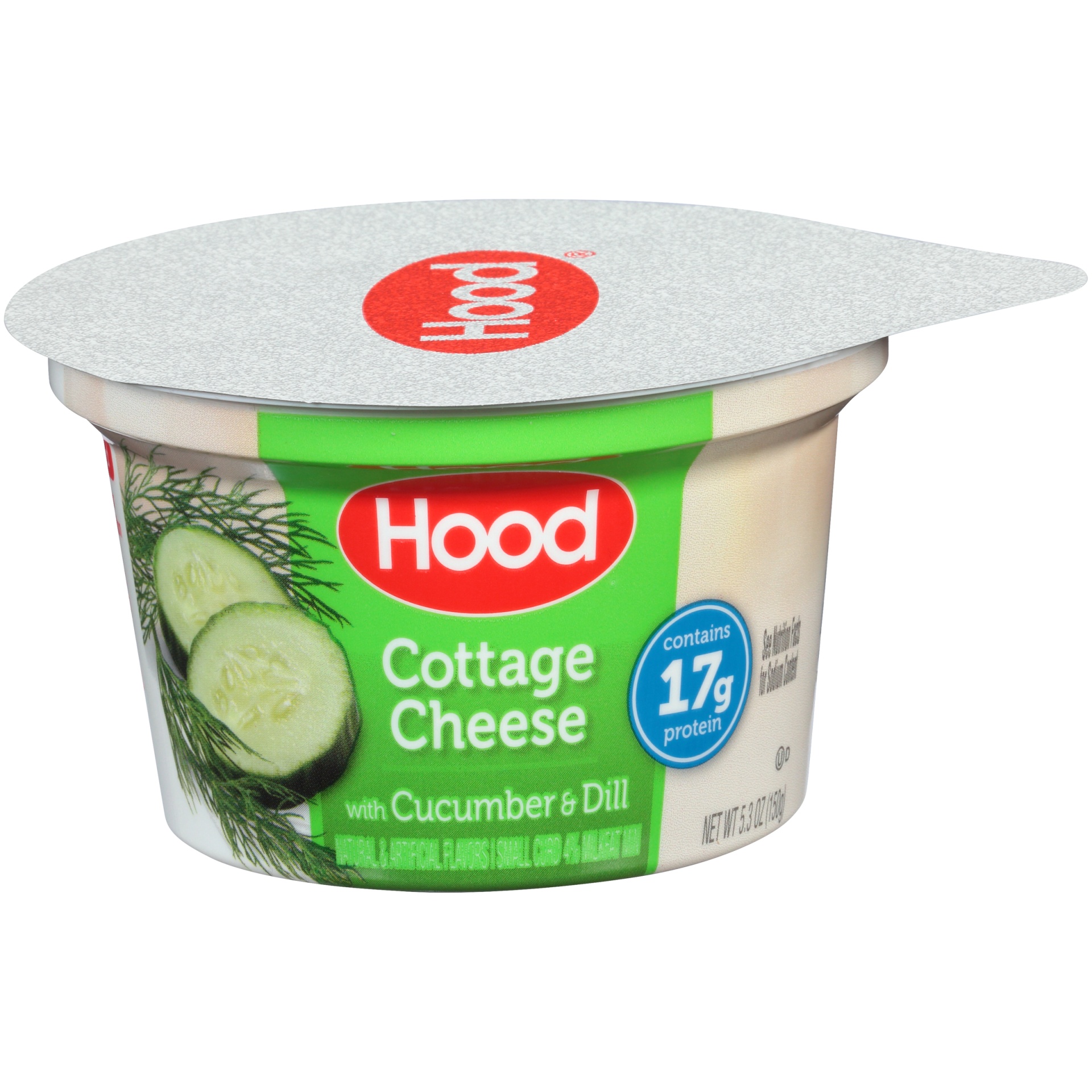 slide 1 of 6, Hood Cottage Cheese with Cucumber & Dill, Single Serve, 5.3 oz