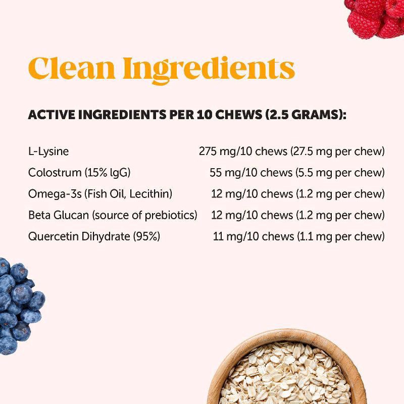 slide 5 of 10, Pet Honesty Immune Support Lysine Dual Texture Supplements for Cats, 3.7 oz., 3.7 oz