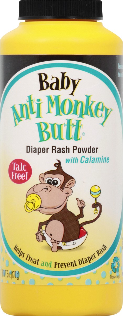 slide 8 of 11, Anti Monkey Butt Baby with Calamine Diaper Rash Powder 6 oz, 6 oz