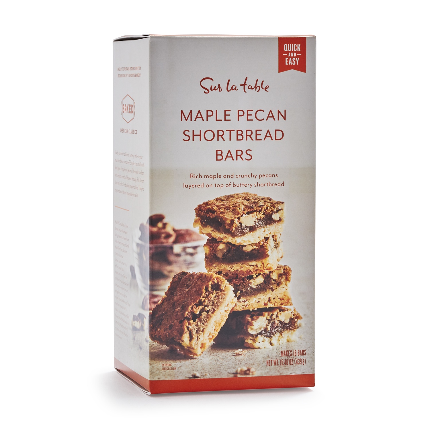 slide 1 of 1, Sur La Table Maple Pecan Shortbread Bar Mix, 1 ct