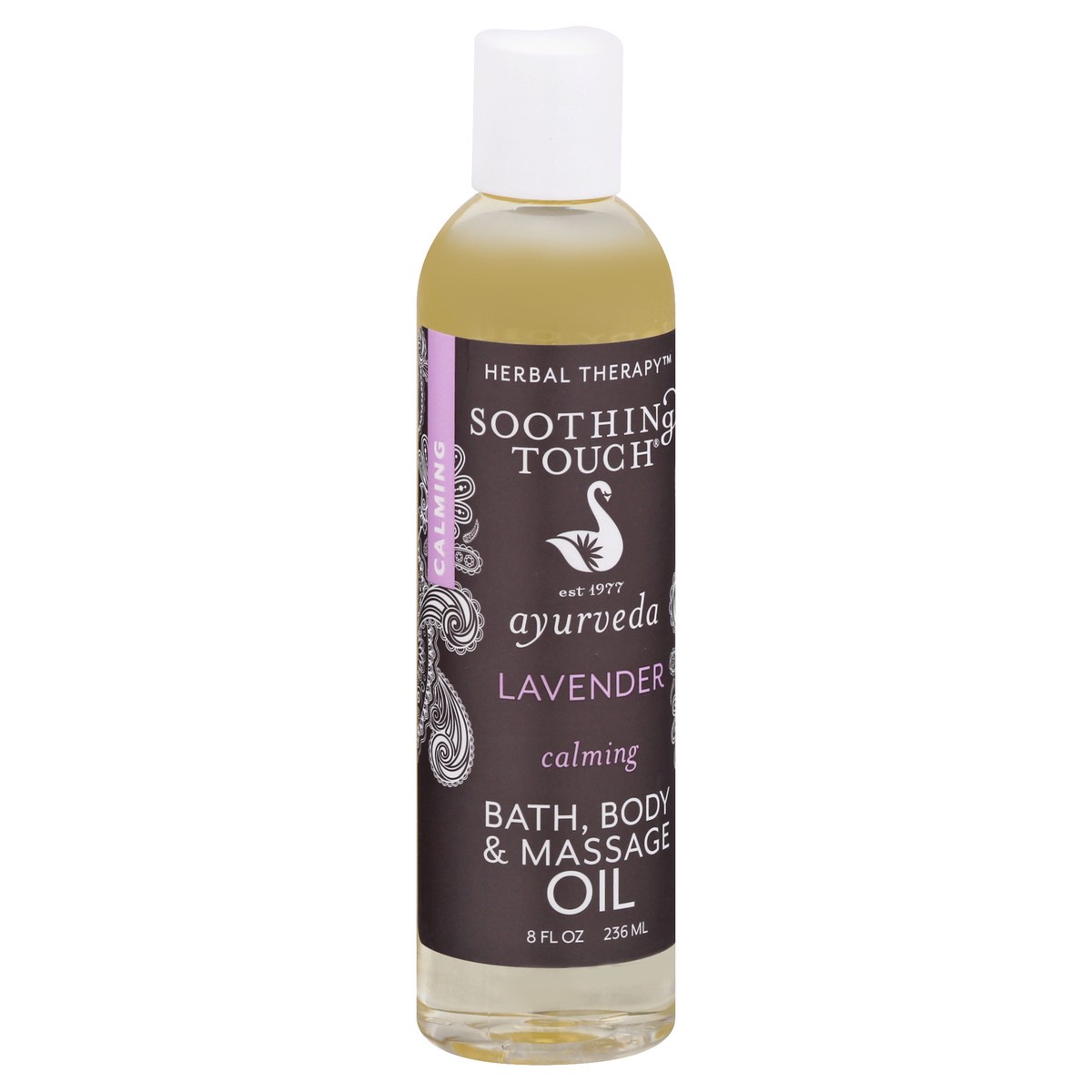 slide 2 of 12, Soothing Touch Herbal Therapy Lavender Bath, Body & Massage Oil 8 oz, 8 oz