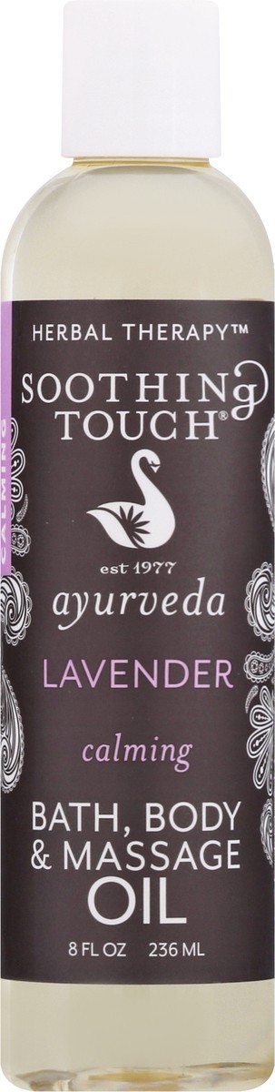 slide 7 of 12, Soothing Touch Herbal Therapy Lavender Bath, Body & Massage Oil 8 oz, 8 oz