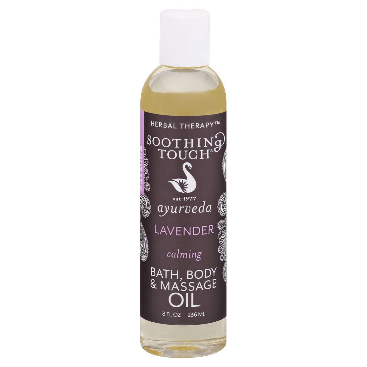 slide 5 of 12, Soothing Touch Herbal Therapy Lavender Bath, Body & Massage Oil 8 oz, 8 oz