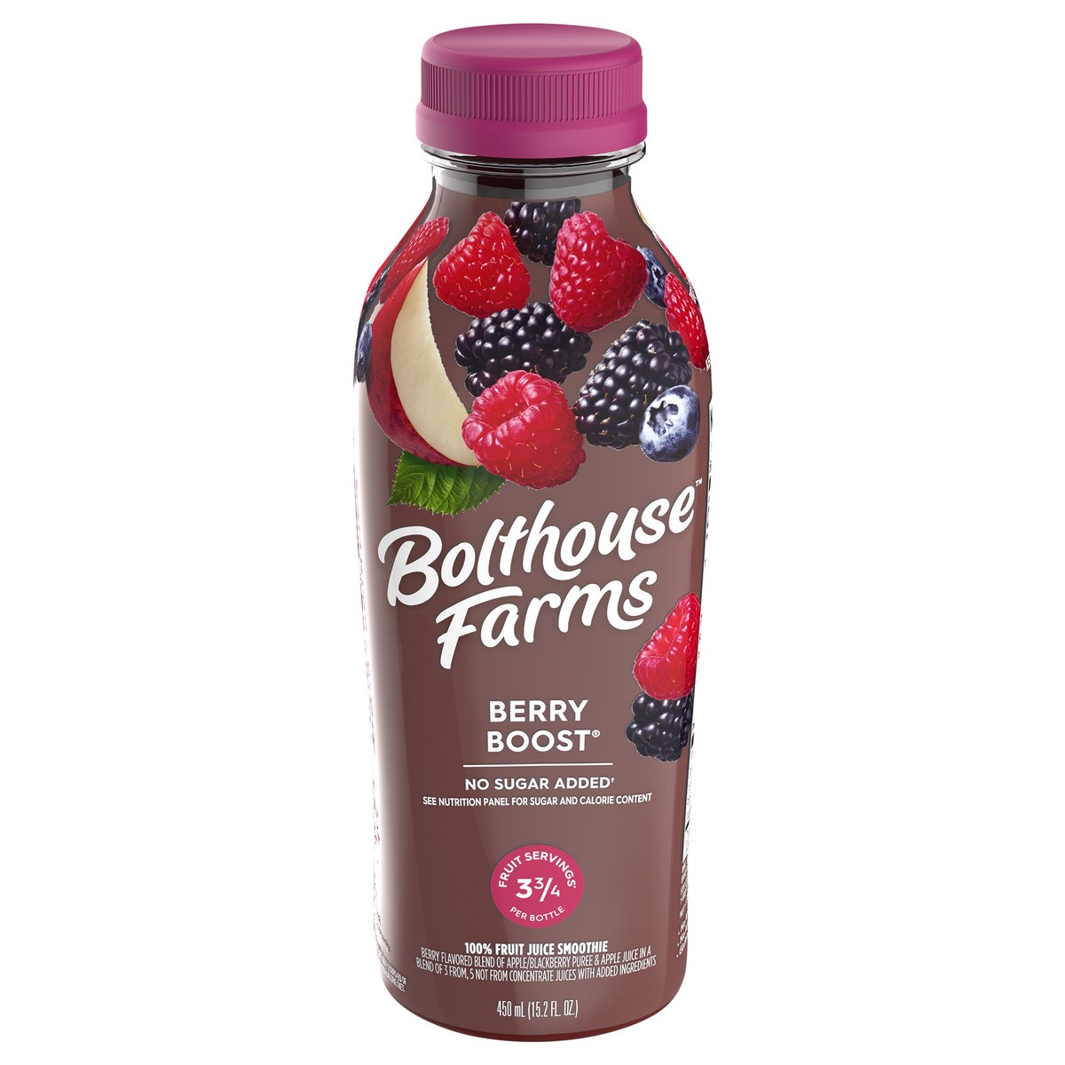 slide 9 of 13, Bolthouse Farms Fruit Juice Smoothie, Berry Boost, 15.2 fl. oz. Bottle, 15.2 oz