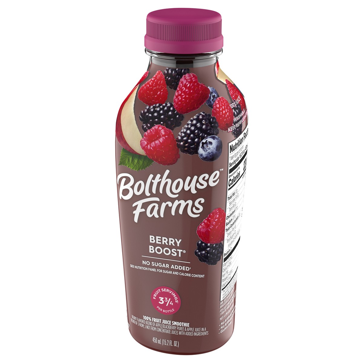 slide 10 of 13, Bolthouse Farms Fruit Juice Smoothie, Berry Boost, 15.2 fl. oz. Bottle, 15.2 oz