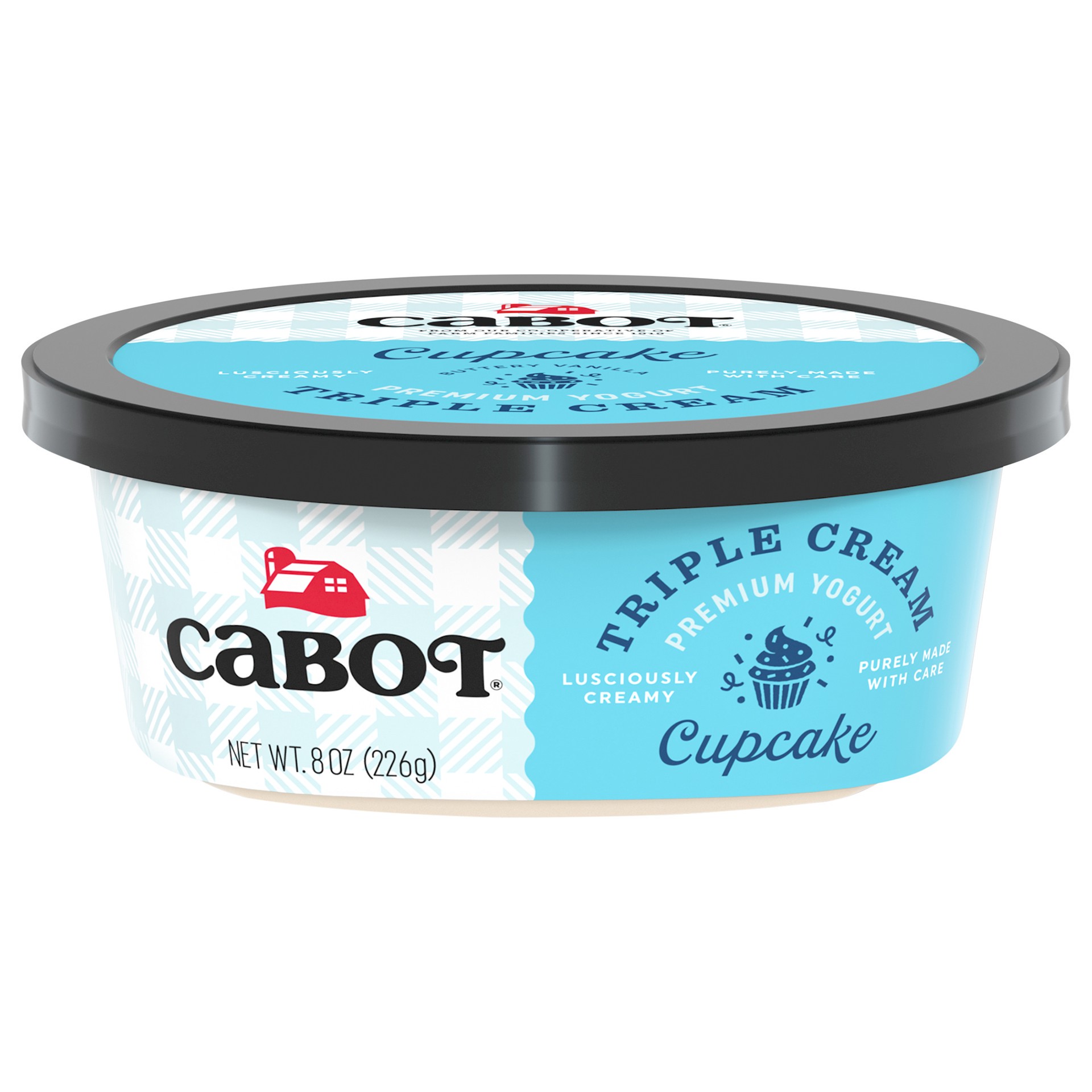 slide 2 of 3, Cabot Triple Cream Cupcake Yogurt, 8 oz, 8 oz