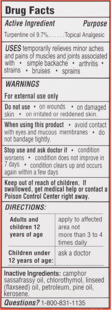 slide 9 of 12, Dr. J.H. McLean's Volcanic Oil Turpentine Oil Pain Relieving Liniment 2 oz, 2 oz