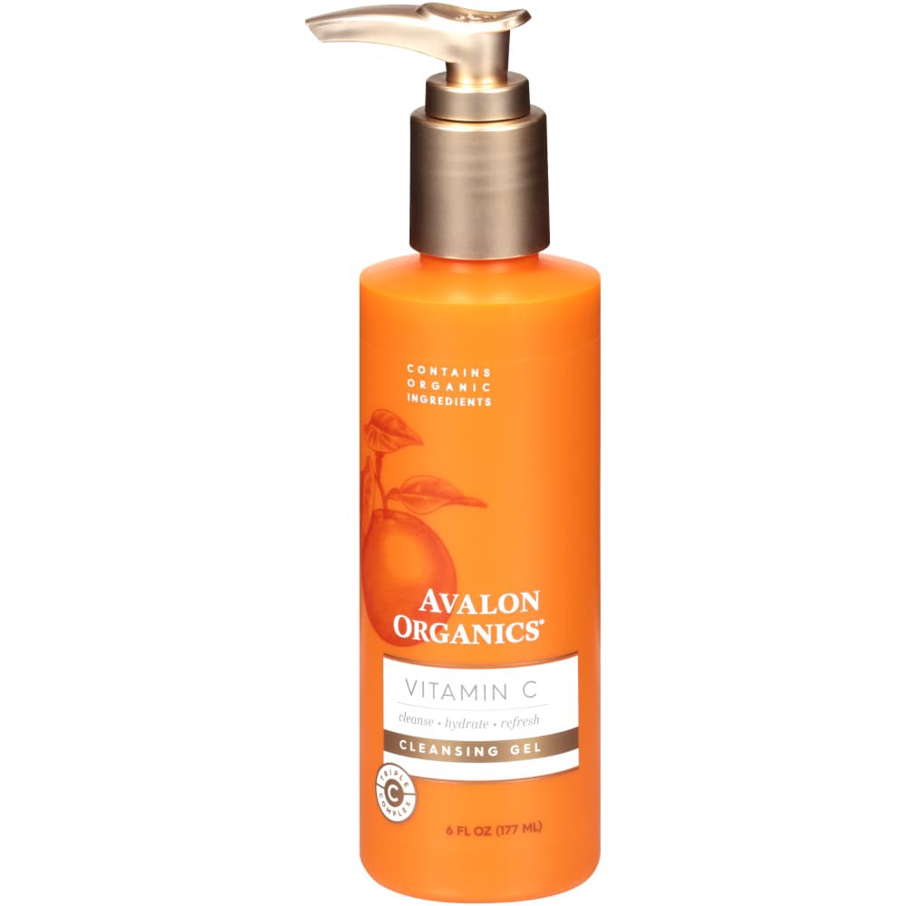 slide 1 of 2, Avalon Organics Vitamin C Cleansing Gel, 6 fl oz