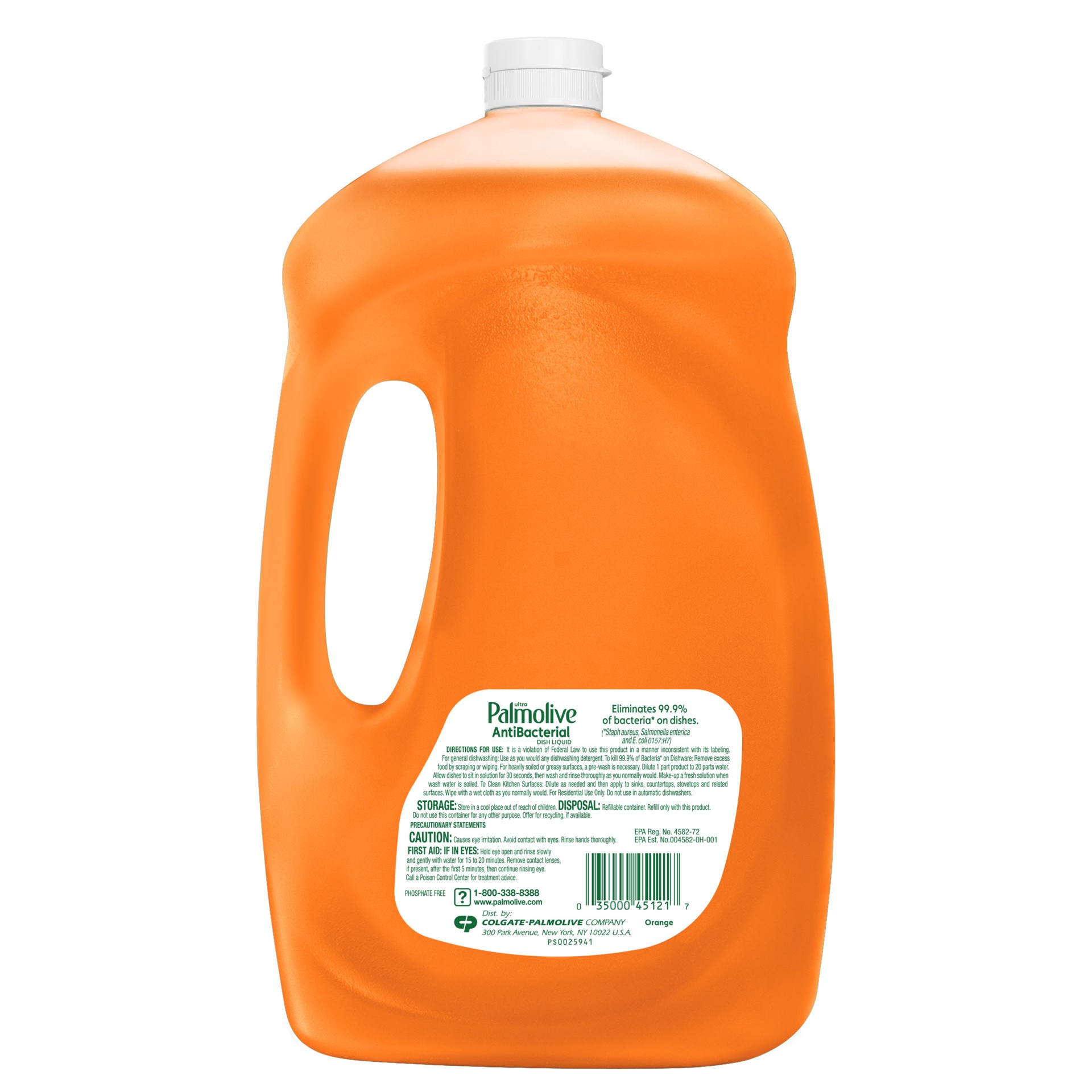 slide 3 of 5, Palmolive Antibacterial Orange Dish Liquid, 56 oz