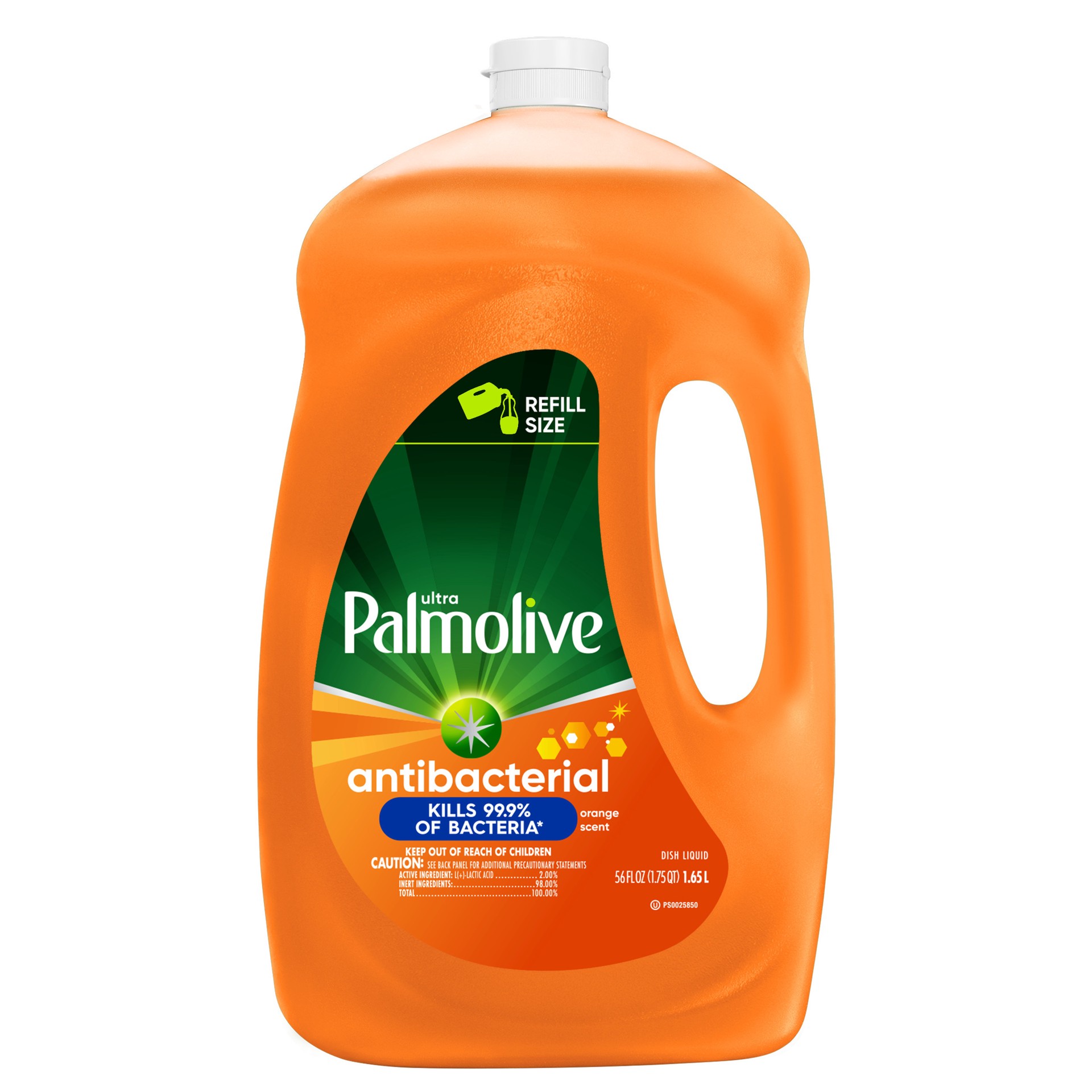 slide 1 of 5, Palmolive Antibacterial Orange Dish Liquid, 56 oz