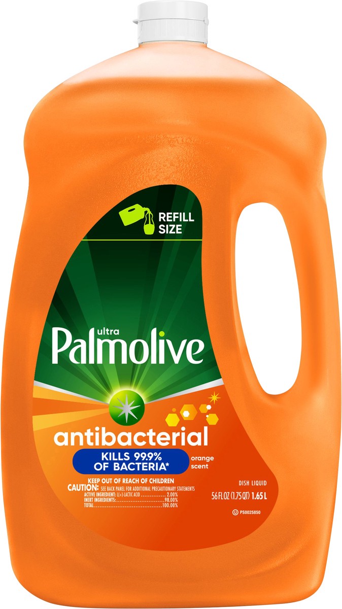 slide 1 of 5, Palmolive Ultra Antibacterial Orange Scent Dish Liquid 56 fl oz, 56 oz