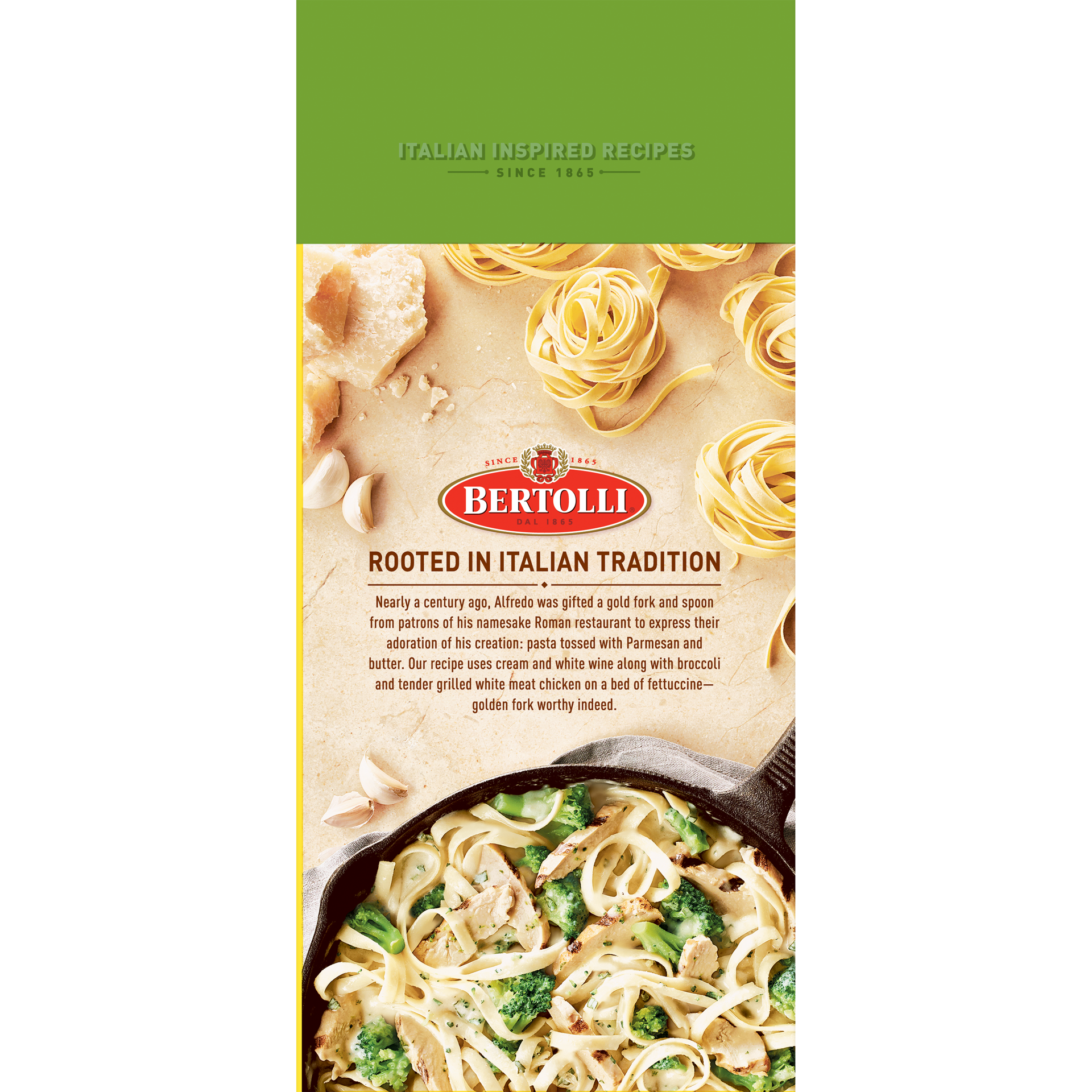 slide 2 of 2, Bertolli Chicken Broccoli Fettuccine Alfredo 24 oz, 22 oz