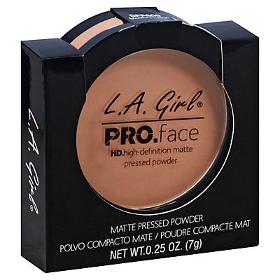 slide 1 of 1, L.A. Girl Pro Face Matte Pressed Powder, Medium Beige, 0.25 oz