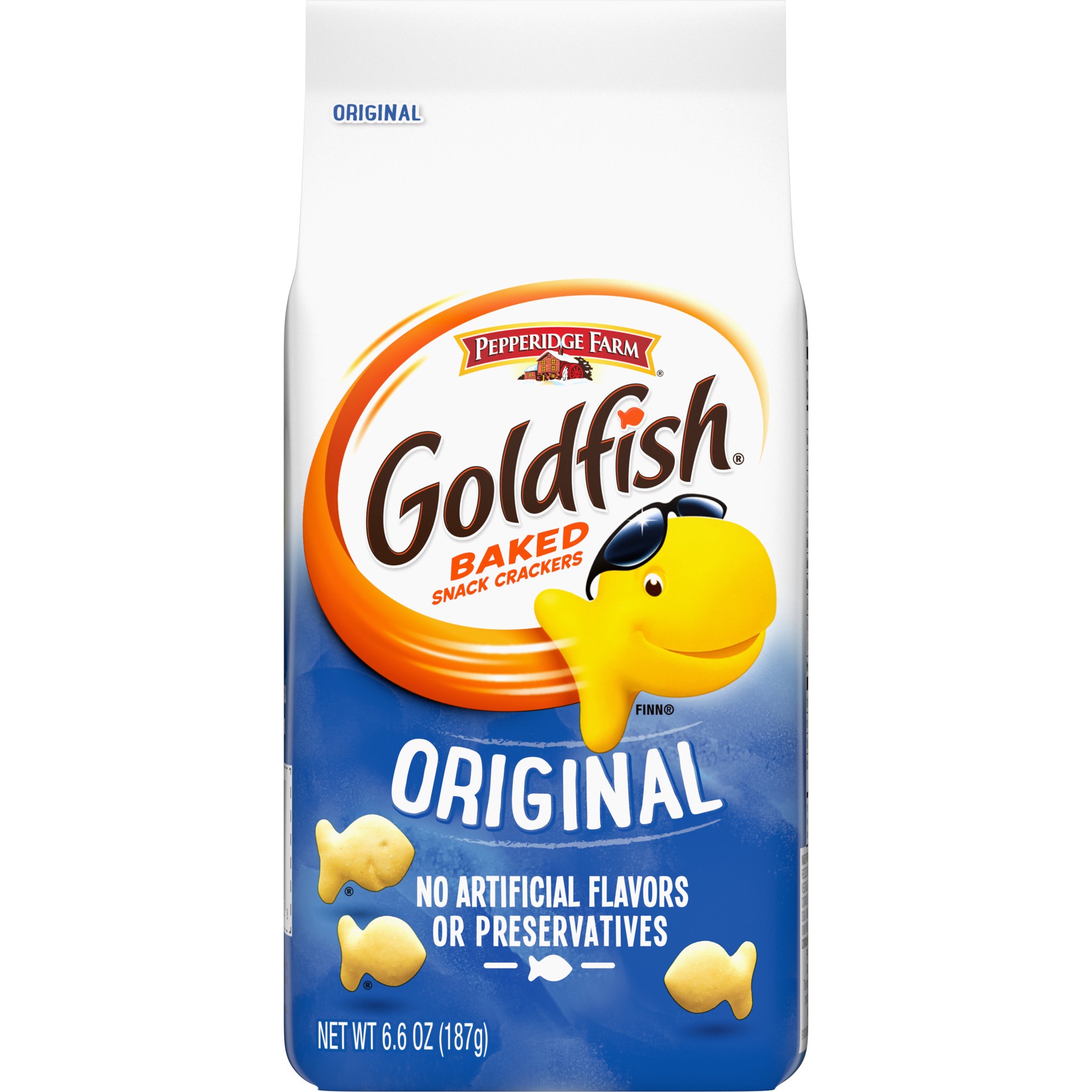 slide 1 of 5, Goldfish Original Crackers, Snack Crackers, 6.6 oz bag, 6.6 oz