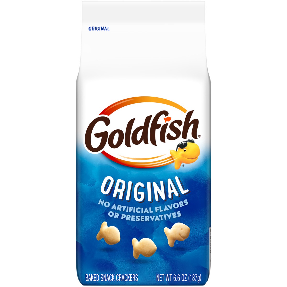 slide 1 of 5, Goldfish Original Baked Snack Crackers, 6.600 oz