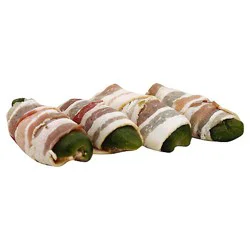 Bacon Wrapped Jalapeno With Cream Cheese And Cheddar - Each