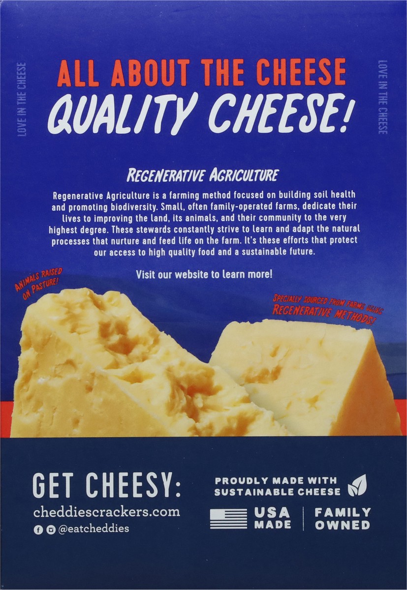slide 7 of 9, Cheddies Spicy Cheddar Cheesy Crackers 4.2 oz, 