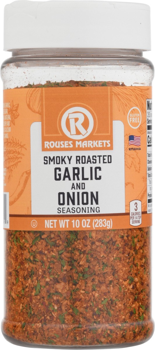 slide 3 of 9, Rouses Markets Smoky Roasted Garlic and Onion Seasoning 10 oz, 10 oz