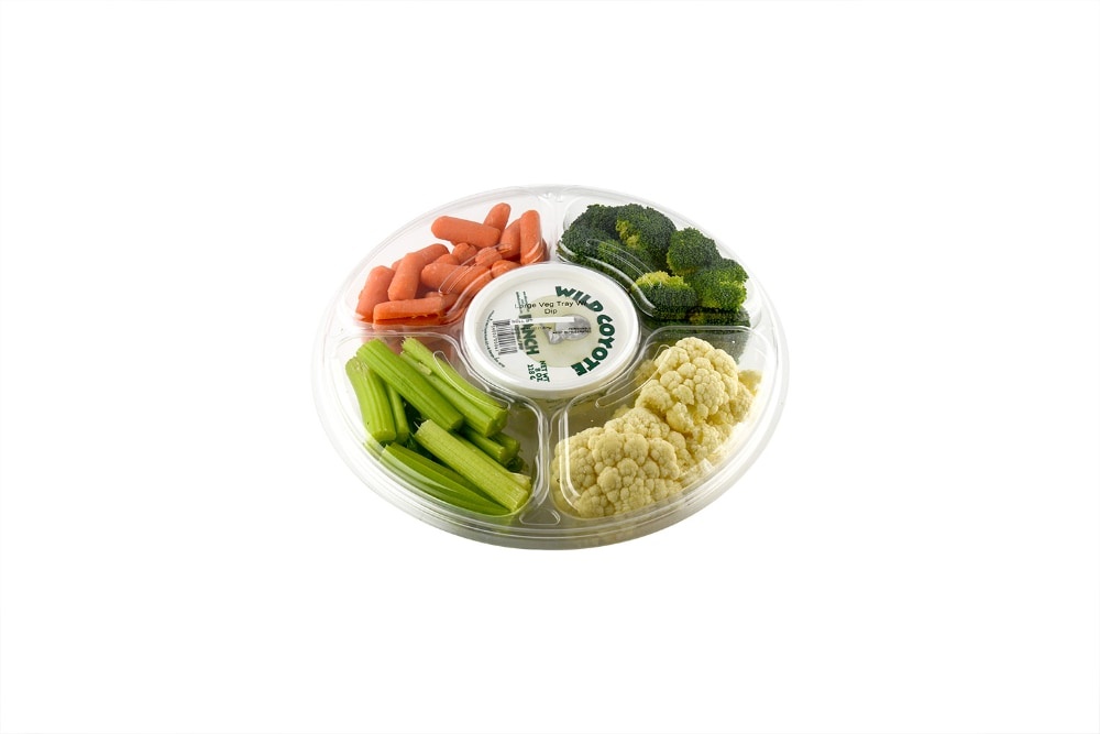 slide 1 of 4, Get Fresh 46 Oz Veggie Tray, 46 oz