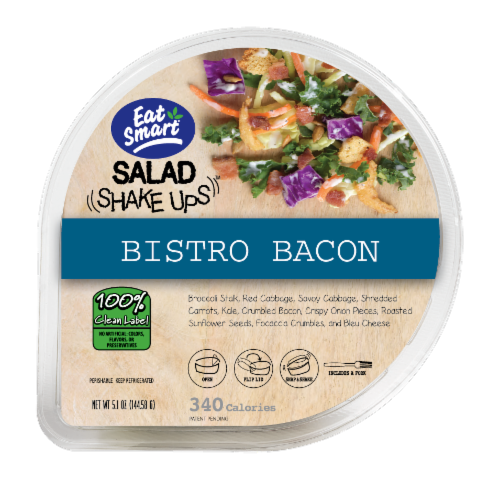 slide 1 of 1, Eatsmart Snacks Salad Bowl Bistro Bacon, 5.1 oz
