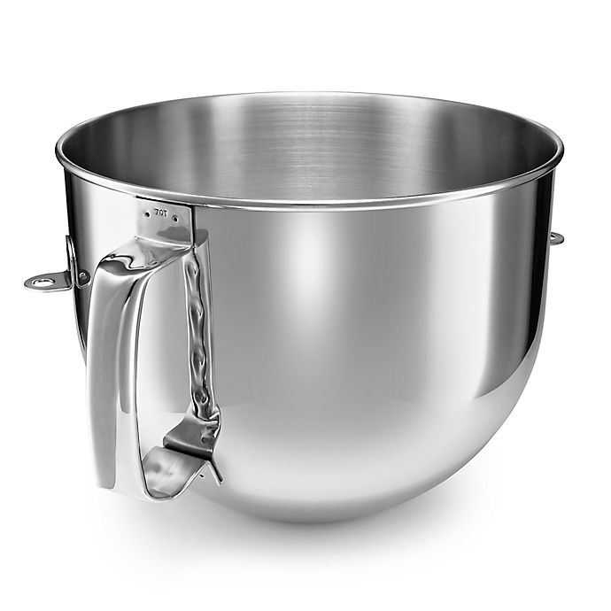 slide 1 of 1, KitchenAid Stainless Steel Bowl-Lift Mixer Bowl, 7 qt