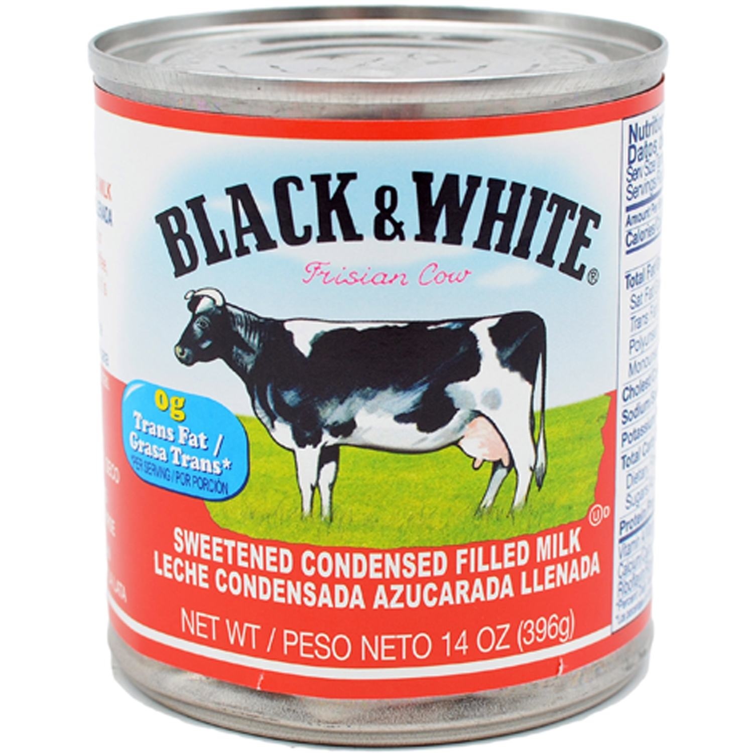 slide 1 of 1, Black and White Condensed Milk, 14 oz