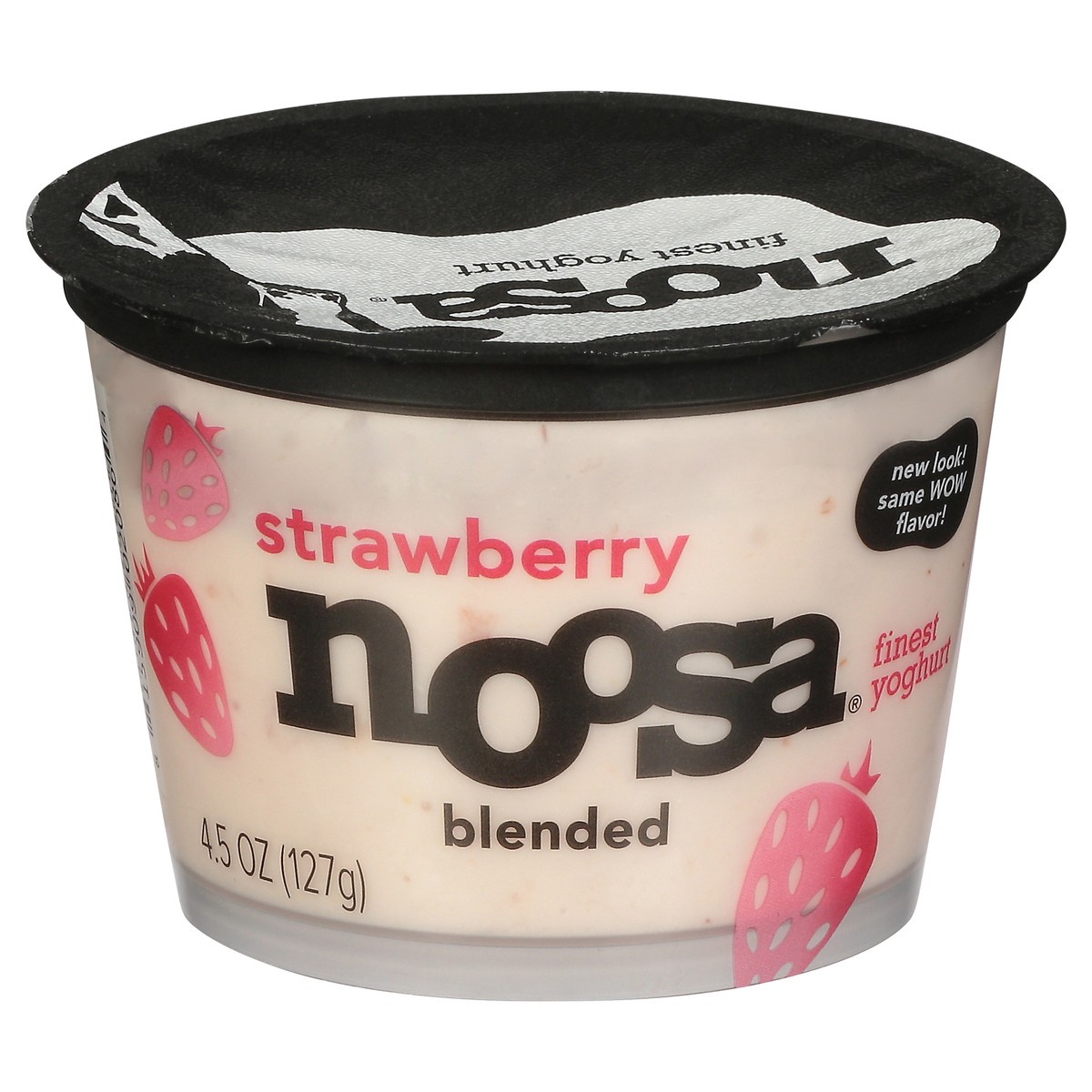 slide 1 of 9, Noosa Blended Finest Strawberry Yoghurt 4.5 oz, 6 oz