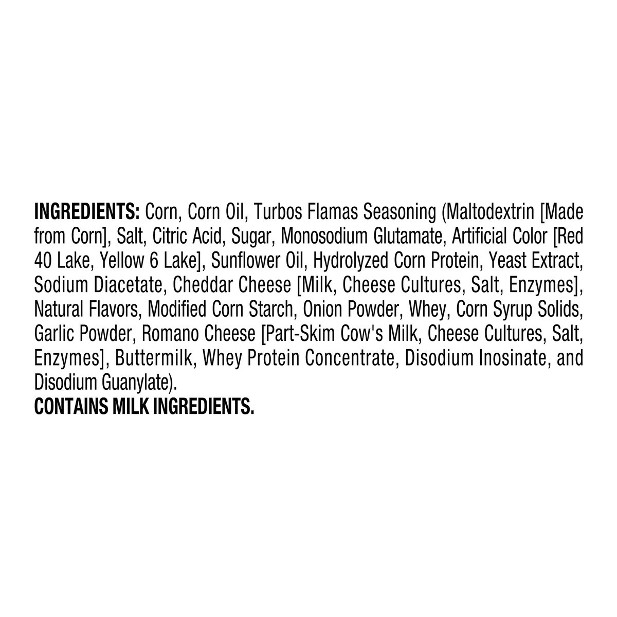 slide 5 of 5, Sabritas Turbos Flavored Corn Snacks Flamas 19 1/8 Oz, 19.12 oz