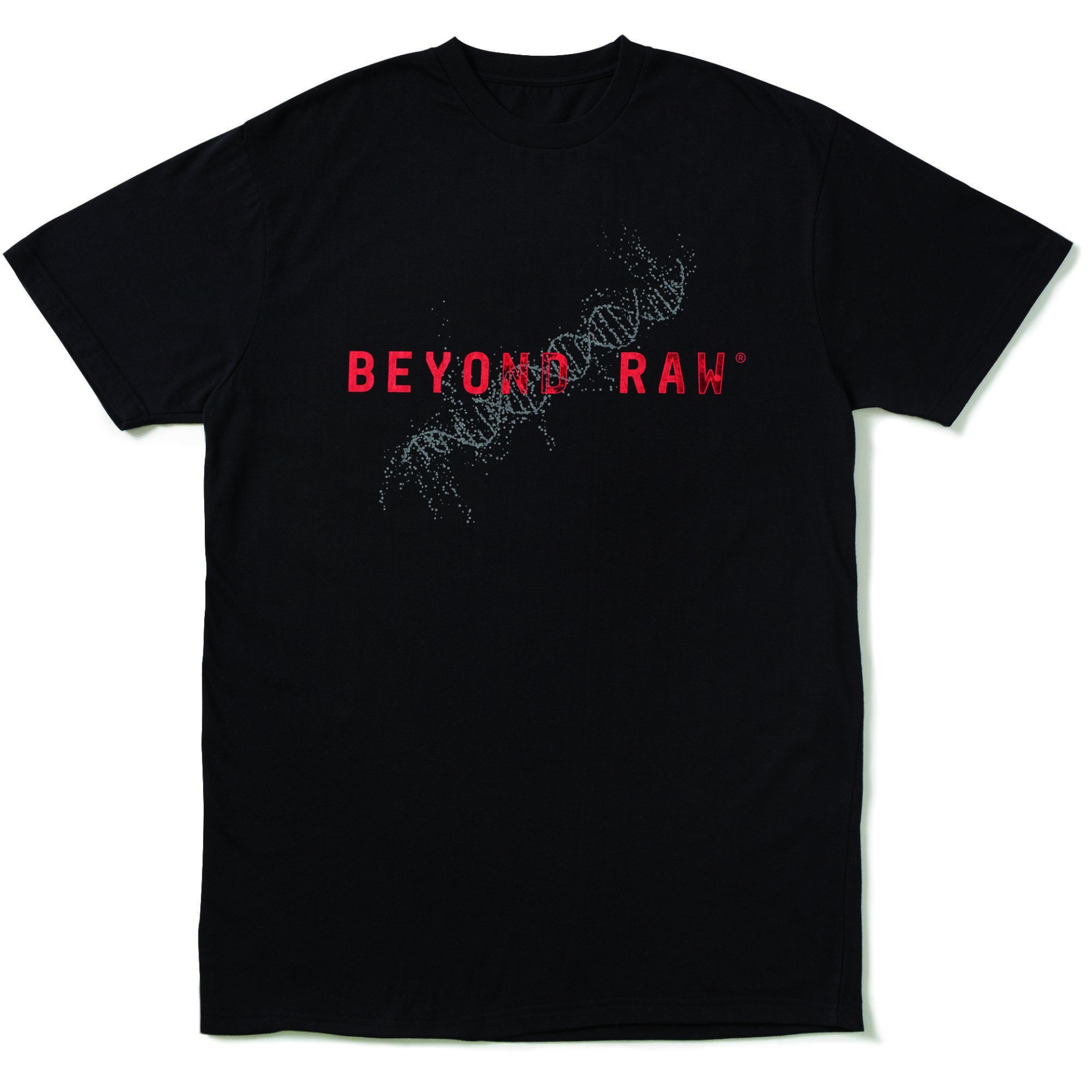 slide 1 of 1, Beyond Raw Black Logo T-Shirt - X-Large, 1 ct