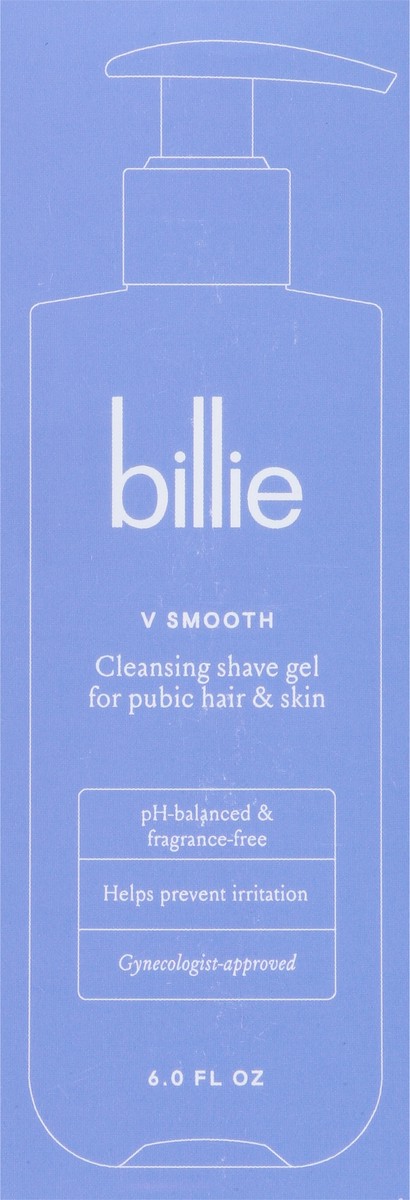slide 4 of 13, Billie V Smooth Shave Gel 6.0 fl oz, 6 fl oz