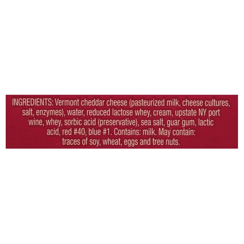 slide 3 of 3, Cabot Port Wine Spreadable Cheddar Cold Pack Cheese Food, 8 oz