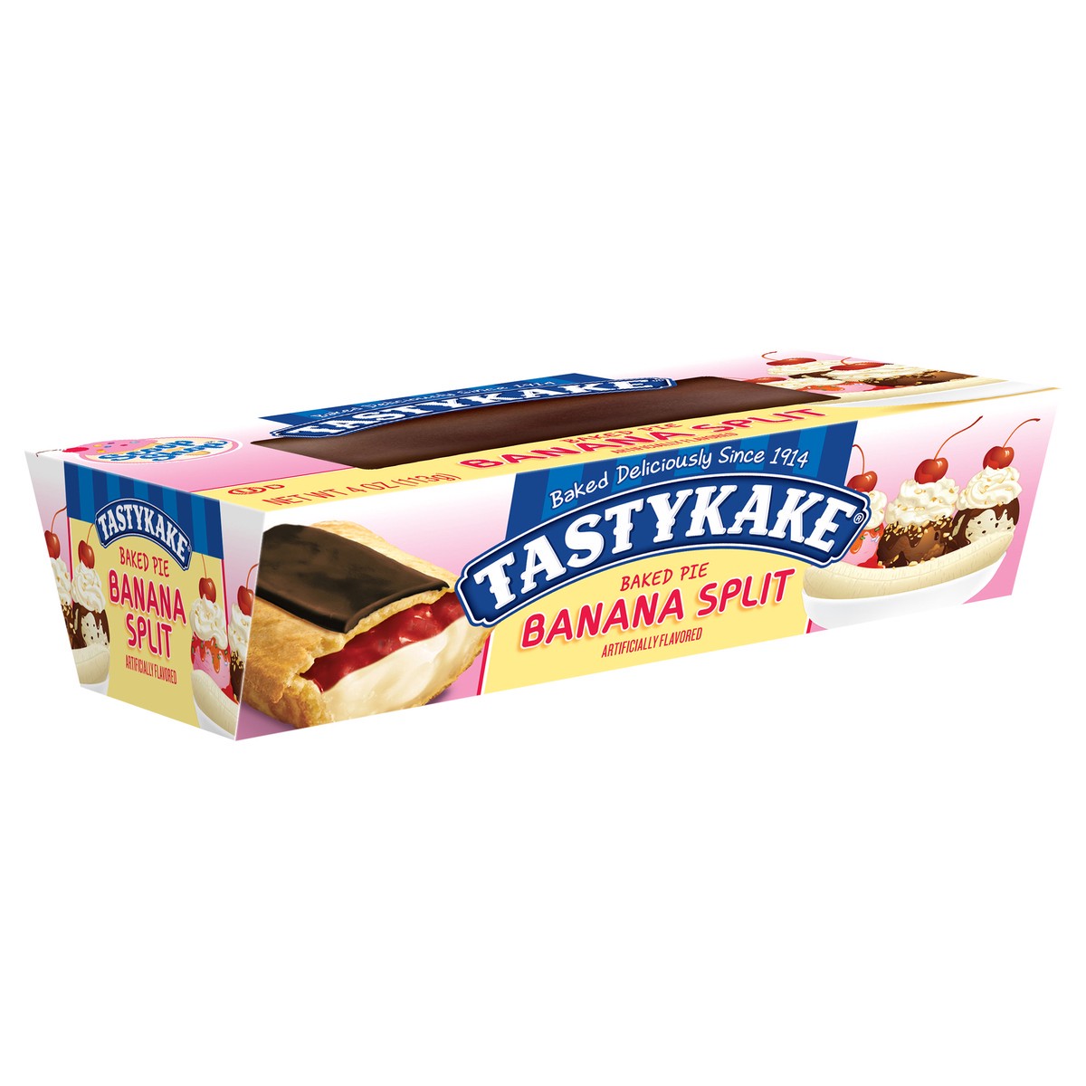 slide 2 of 9, Tastykake Scoop Shop Banana Split Baked Pie 4 oz, 4 oz