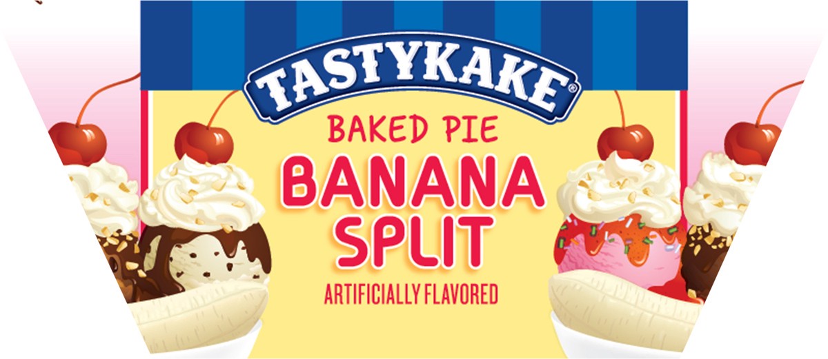 slide 7 of 9, Tastykake Scoop Shop Banana Split Baked Pie 4 oz, 4 oz