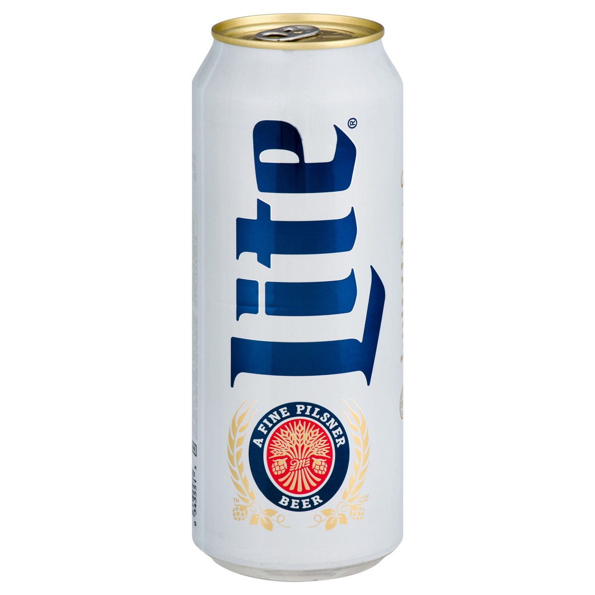 slide 1 of 4, Miller Lite American Light Lager Beer, 4.2% ABV, 24-oz beer can, 24 oz