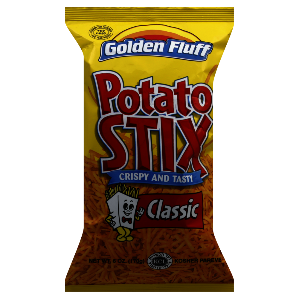 slide 1 of 1, Golden Fluff Classic Potato Stix, 6 oz