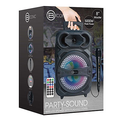 slide 1 of 1, Bytech Wireless Party Speaker with Microphone, 1 ct