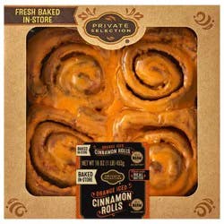 Private Selection® Orange Iced Cinnamon Rolls