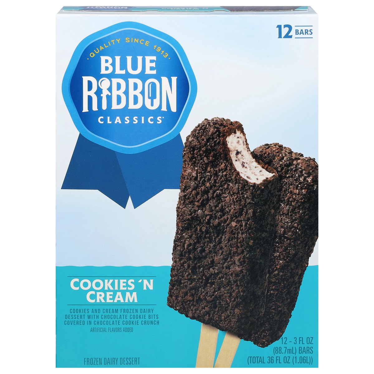 slide 4 of 11, Blue Ribbon Classics Blu Rib Ic Bars Cookie Cream, 36 fl oz