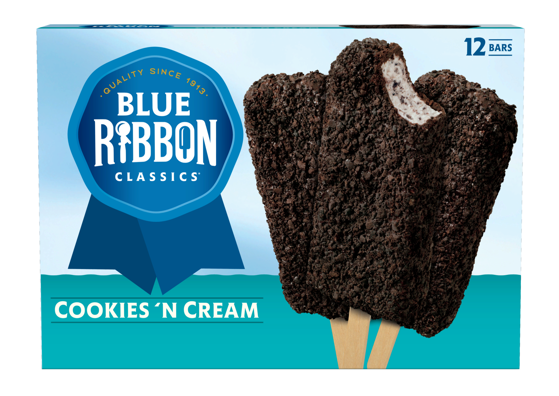 slide 1 of 11, Blue Ribbon Classics Blu Rib Ic Bars Cookie Cream, 36 fl oz