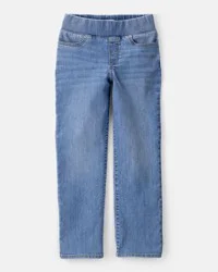 Oshkosh Girls Mid-Rise Denim Pull-On Jeans - Blue Blue 14