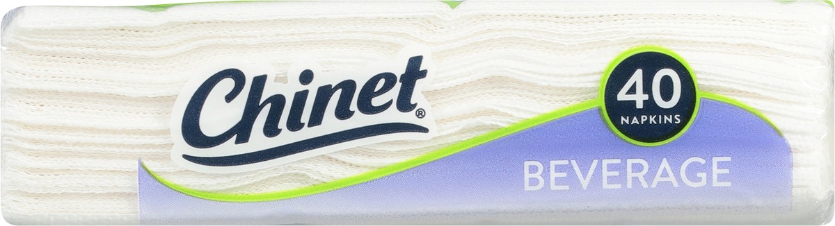 slide 10 of 12, Chinet Classic 2 Ply Premium Beverage Napkins 40 ea, 40 ct