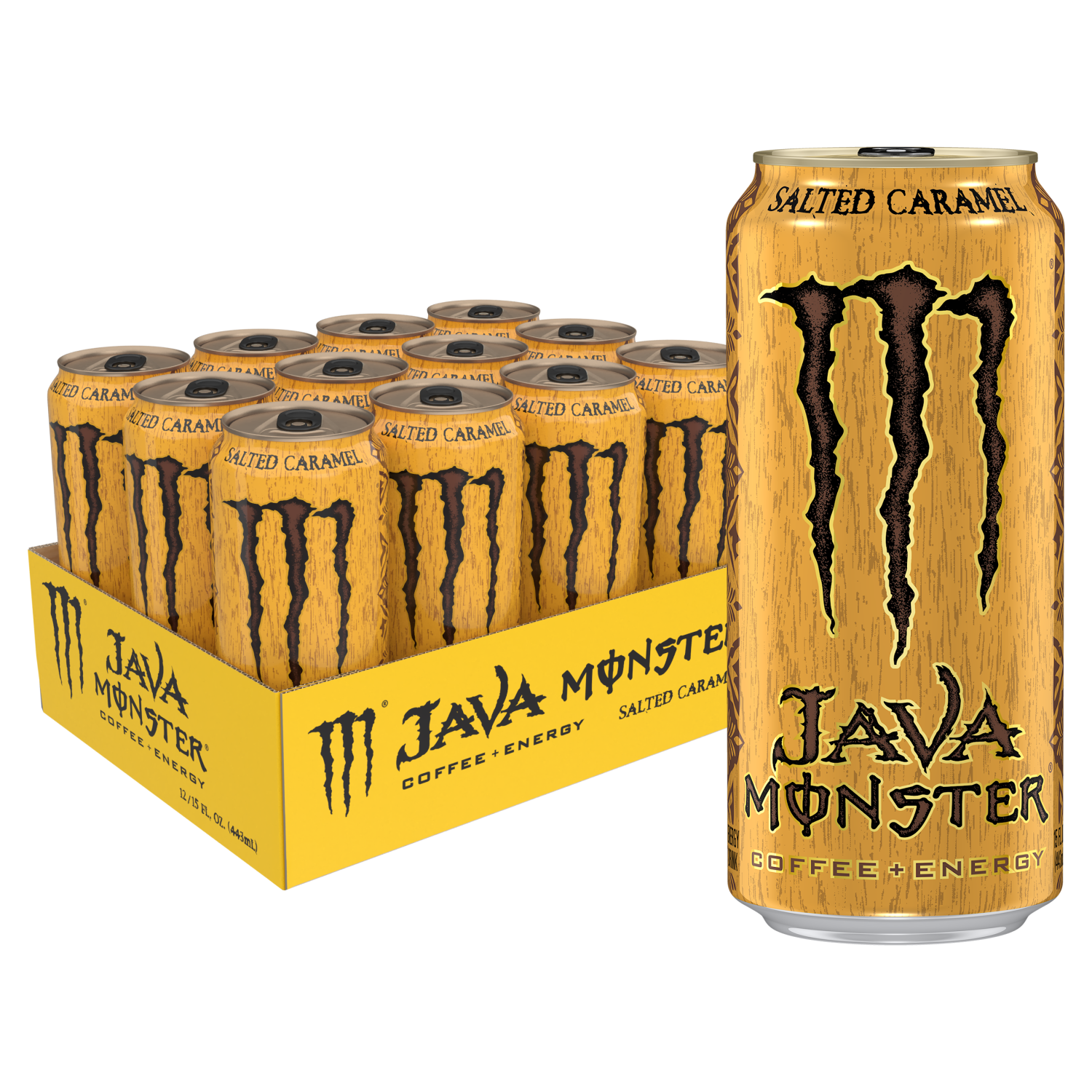 slide 1 of 5, Monster Energy Java Monster Salted Caramel, Coffee + Energy, 15 oz