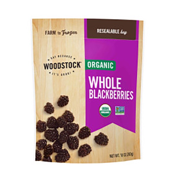 slide 1 of 1, Woodstock Whole Organic Blackberries 10 oz, 10 oz