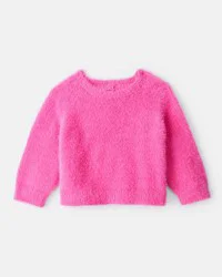 Carter's Baby Girl Brushed Sweater - Pink Fuchsia 24M